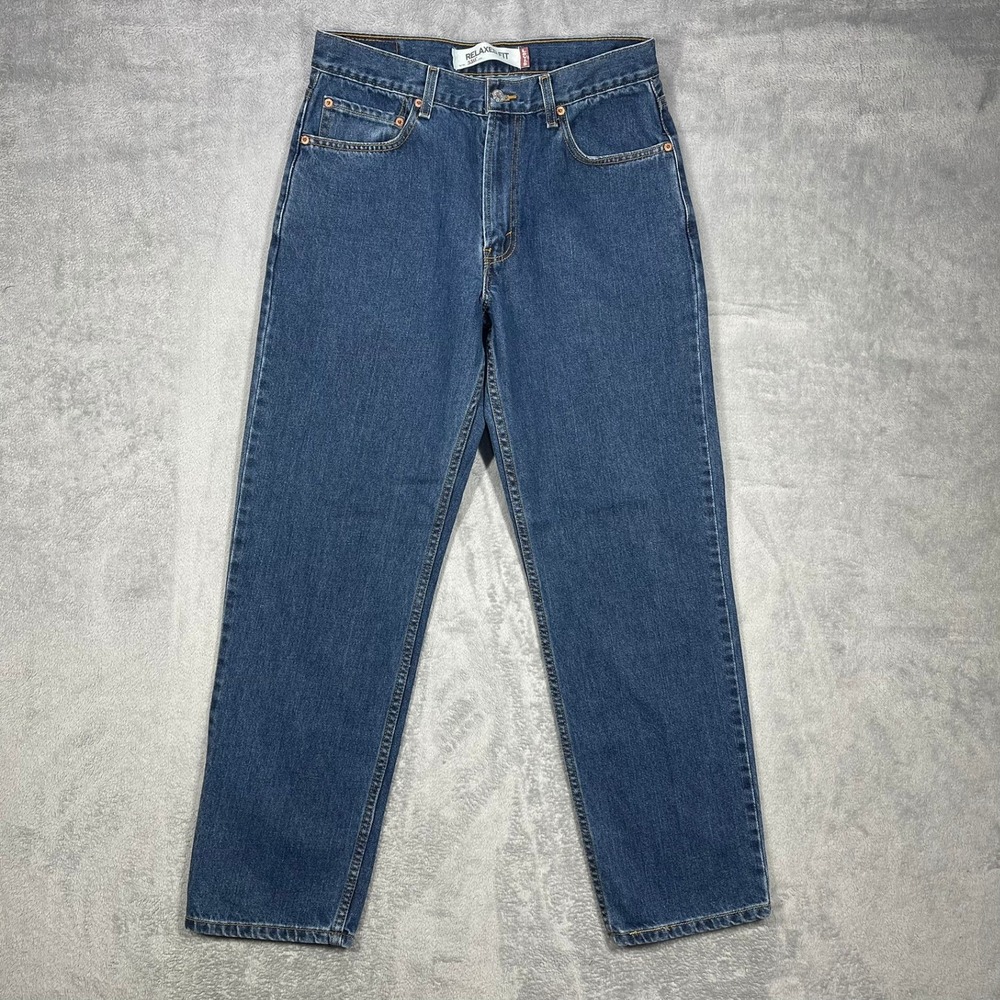 Levis 550 Relaxed Fit Jeans Mens 33x32(31x31) Blue Medium Wash Denim